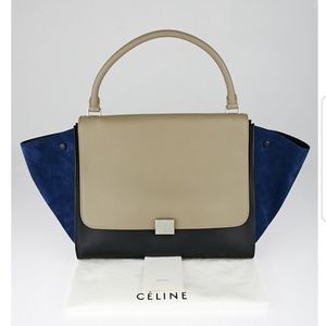 Celine 100% Authentic Large Trapeze Bag